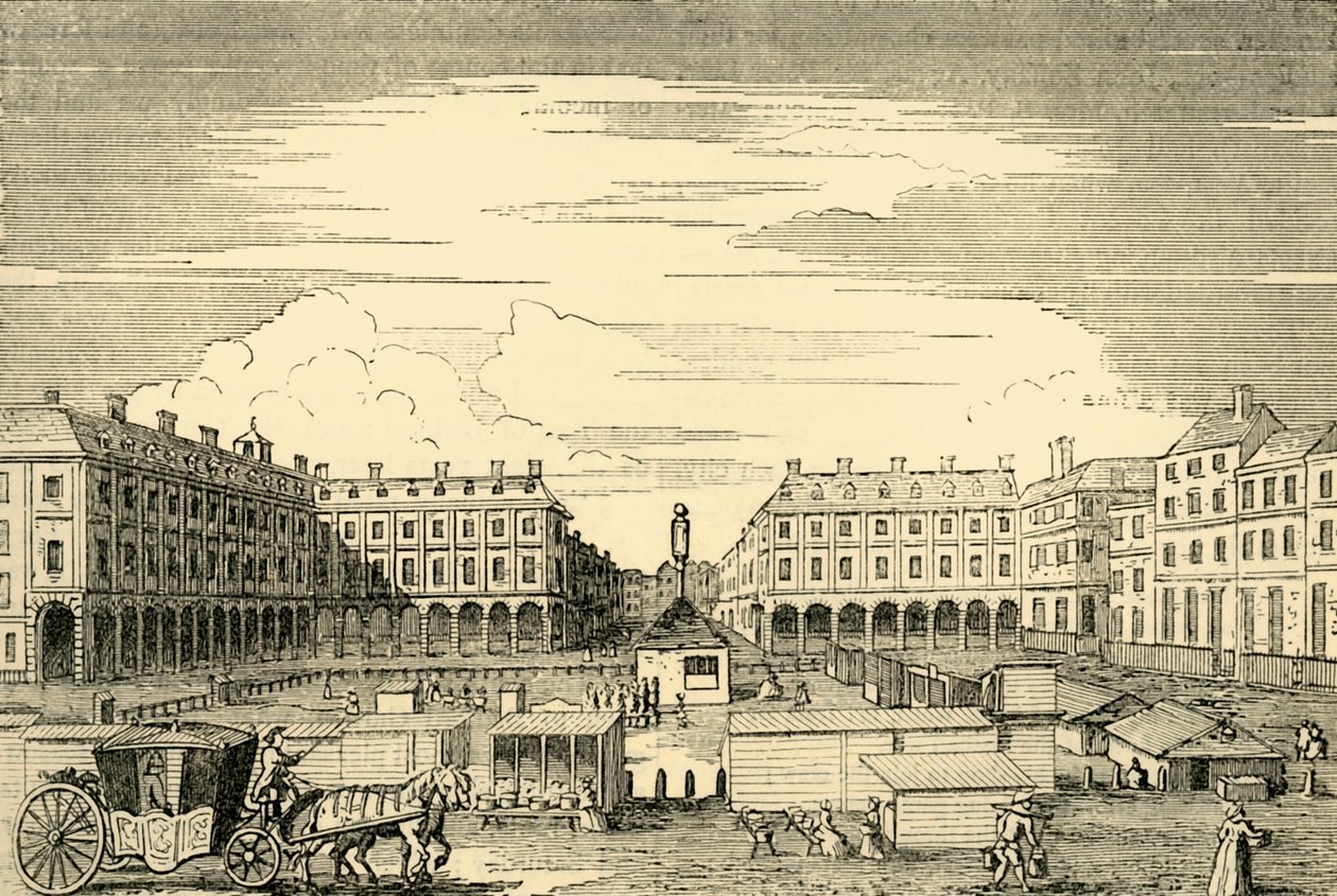 Covent Garden Market, ser østpå, 1881. af Unbekannt