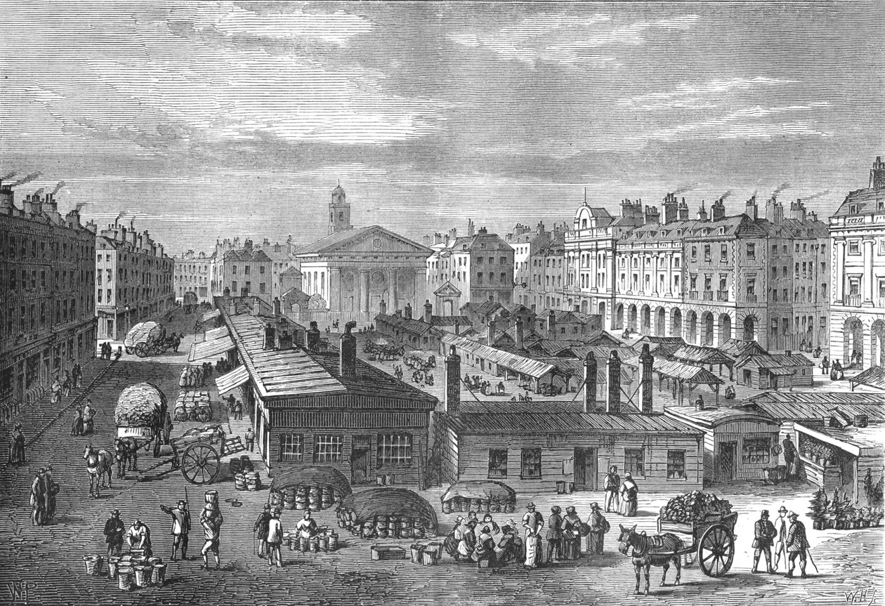 Covent Garden Market, c1820 1897 af Unbekannt