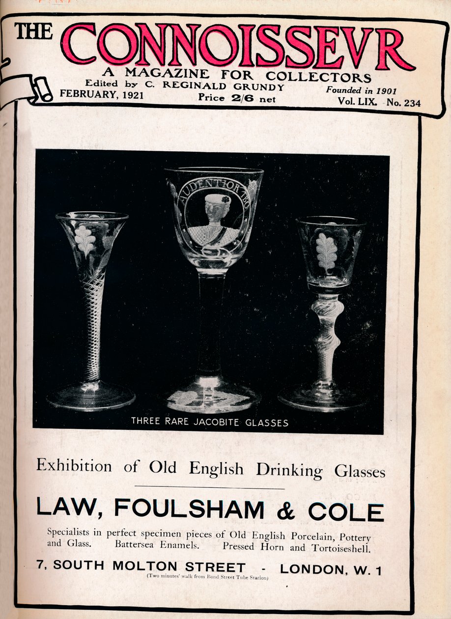 Cover af The Connoisseur, februar 1921 af Unbekannt