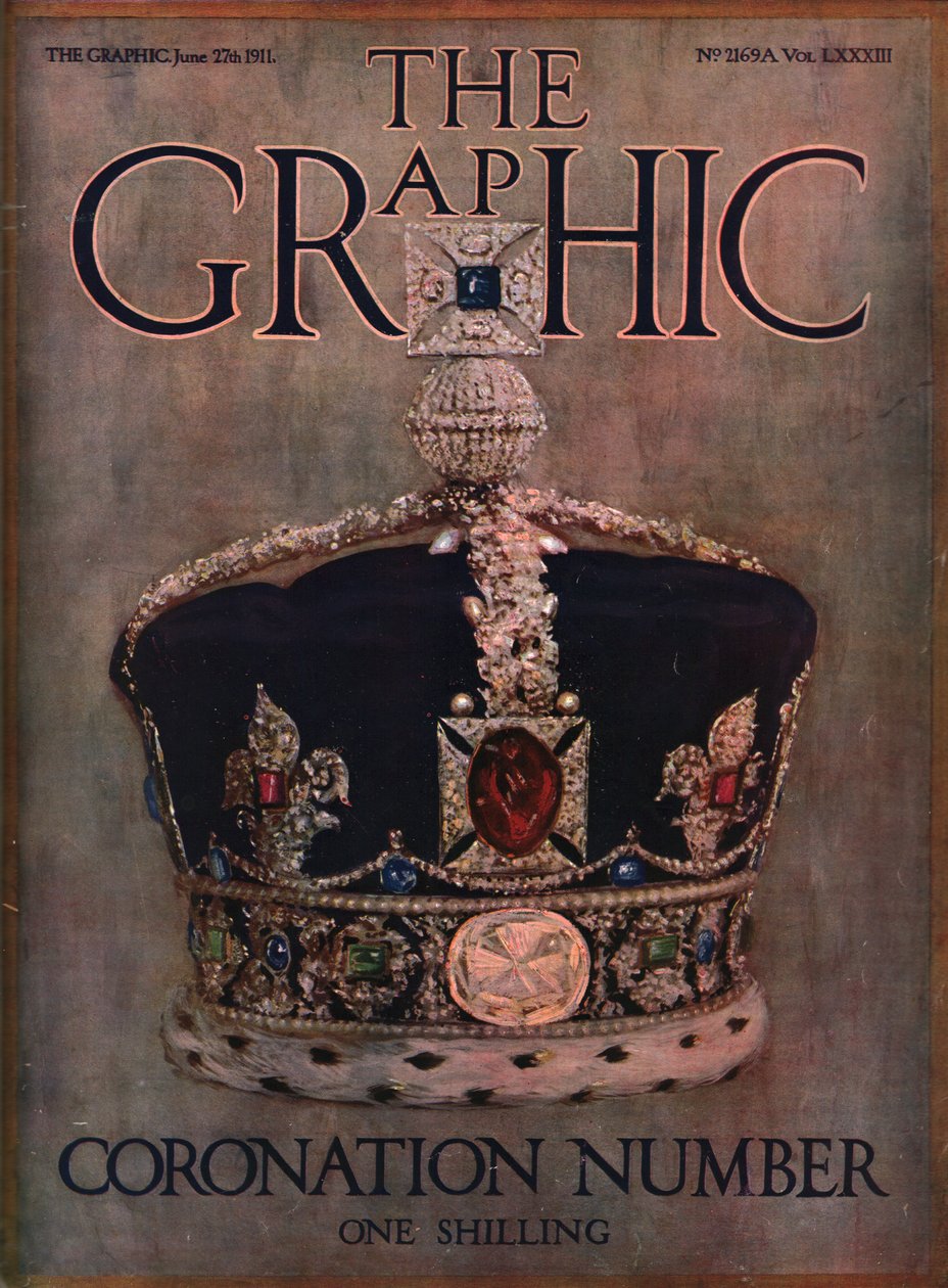 Forside til The Graphic, kroningsnummer, juni 1911. af Unbekannt