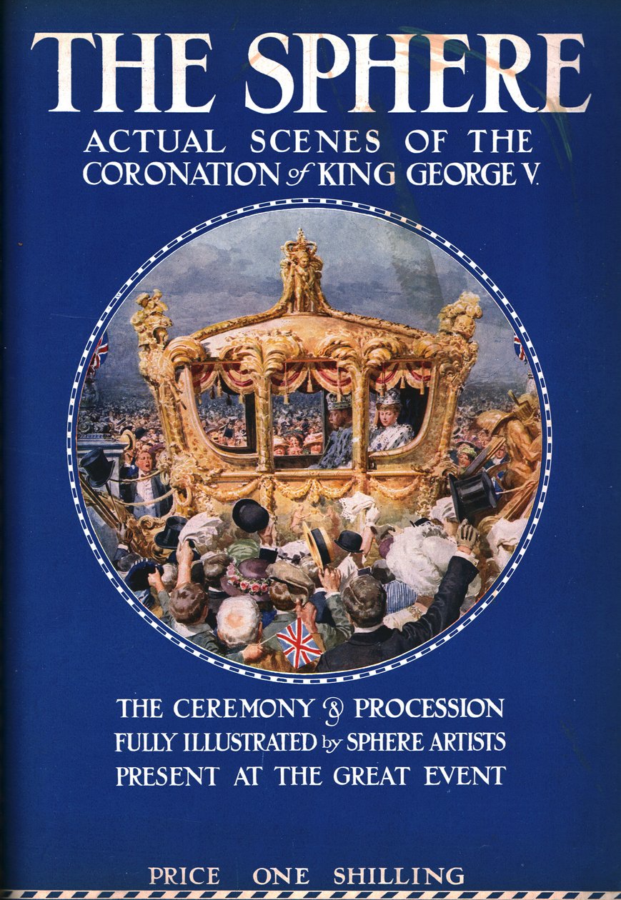 Cover of The Sphere, kroningsnummer, juni 1911. af Unbekannt
