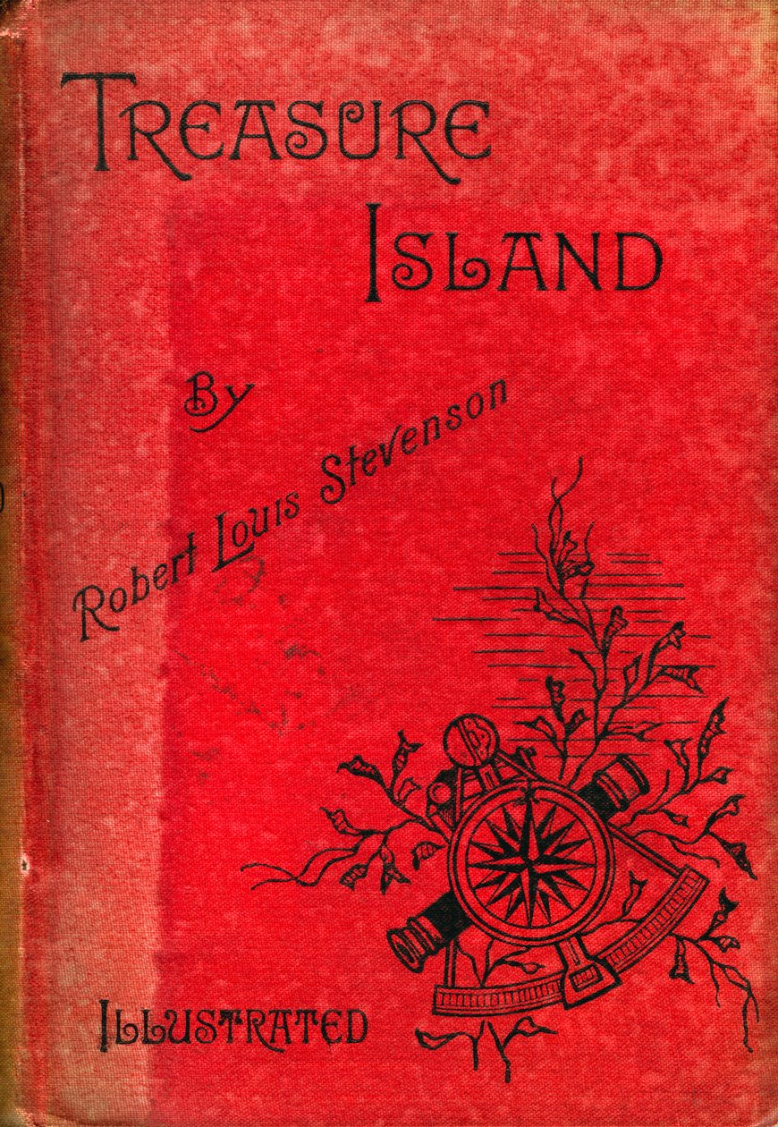 Cover af Treasure Island af Robert Louis Stevenson, 1886 af Unbekannt
