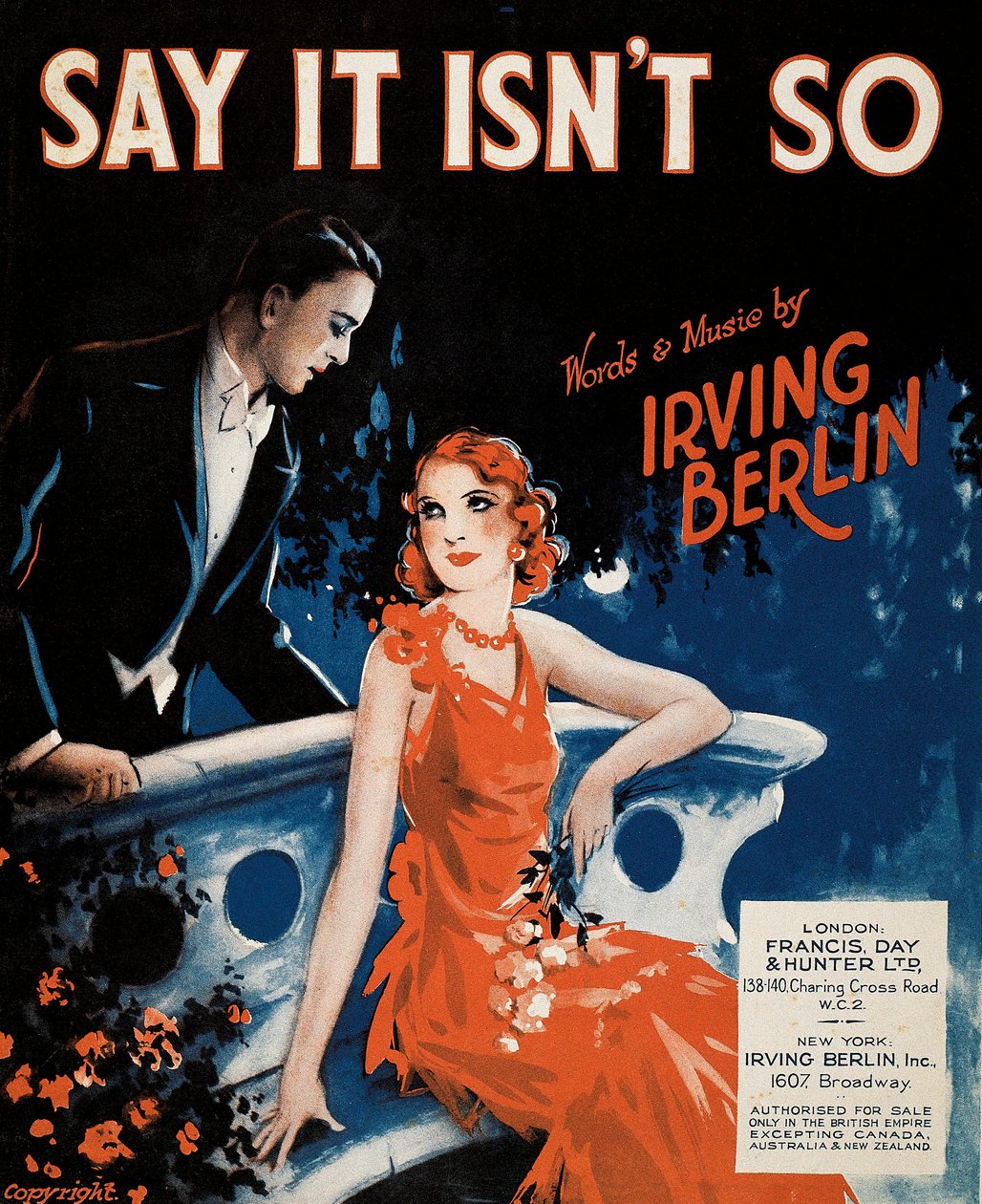 Cover af partituret til "Say It Isn