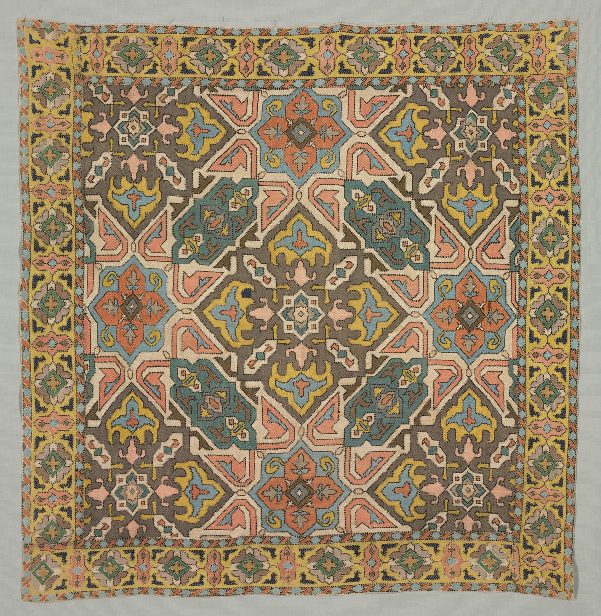 Cover med geometrisk design, 1800-tallet. af Unbekannt