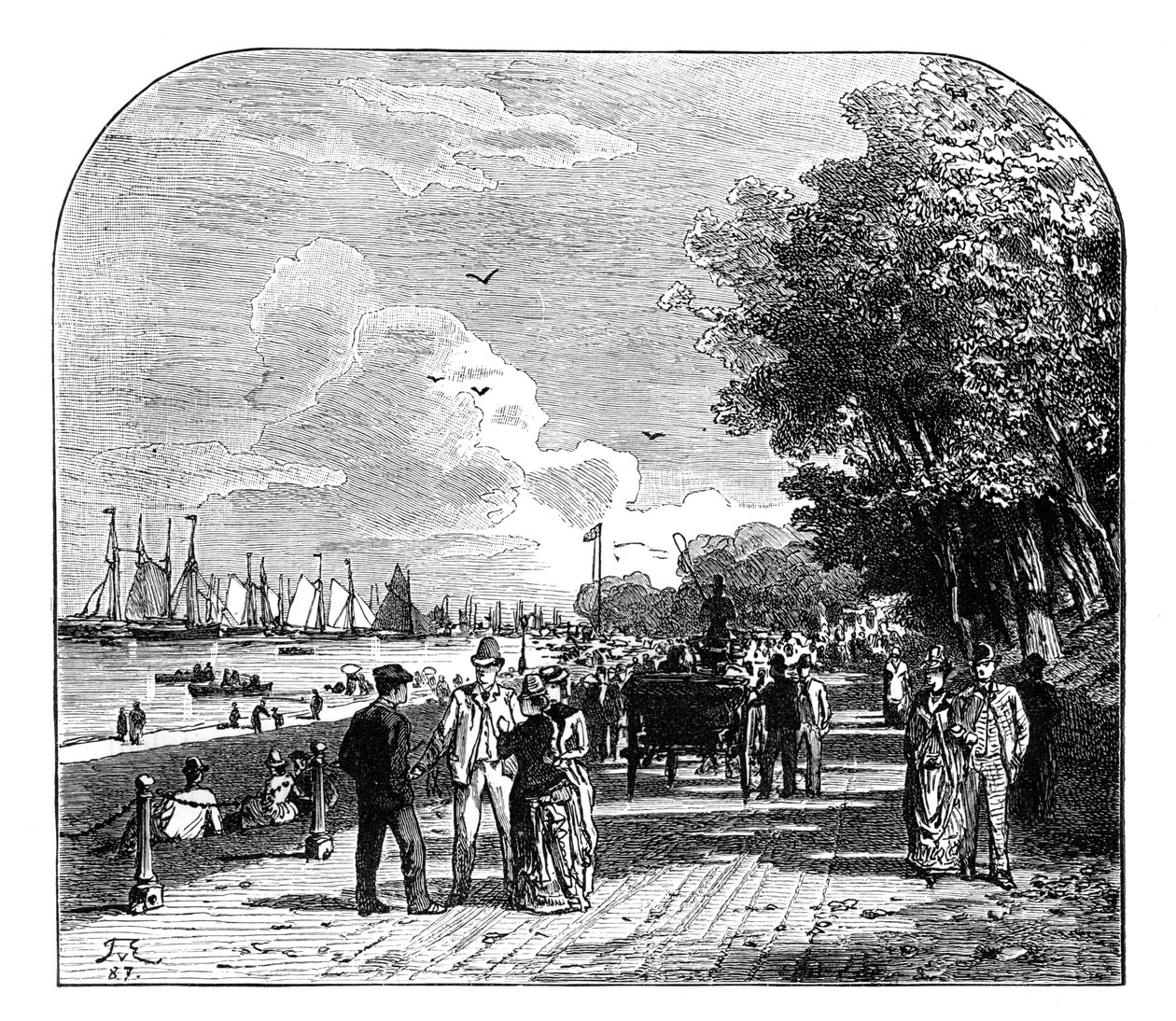 Cowes, Isle of Wight, England af Unbekannt