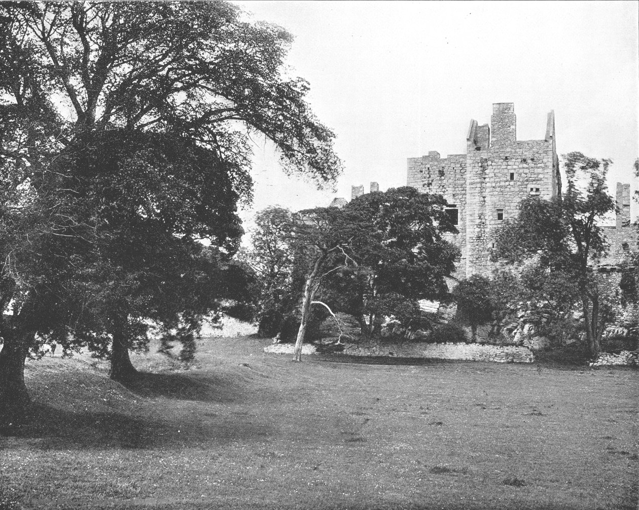 Craigmillar Castle, nær Edinburgh, Skotland, 1894. af Unbekannt