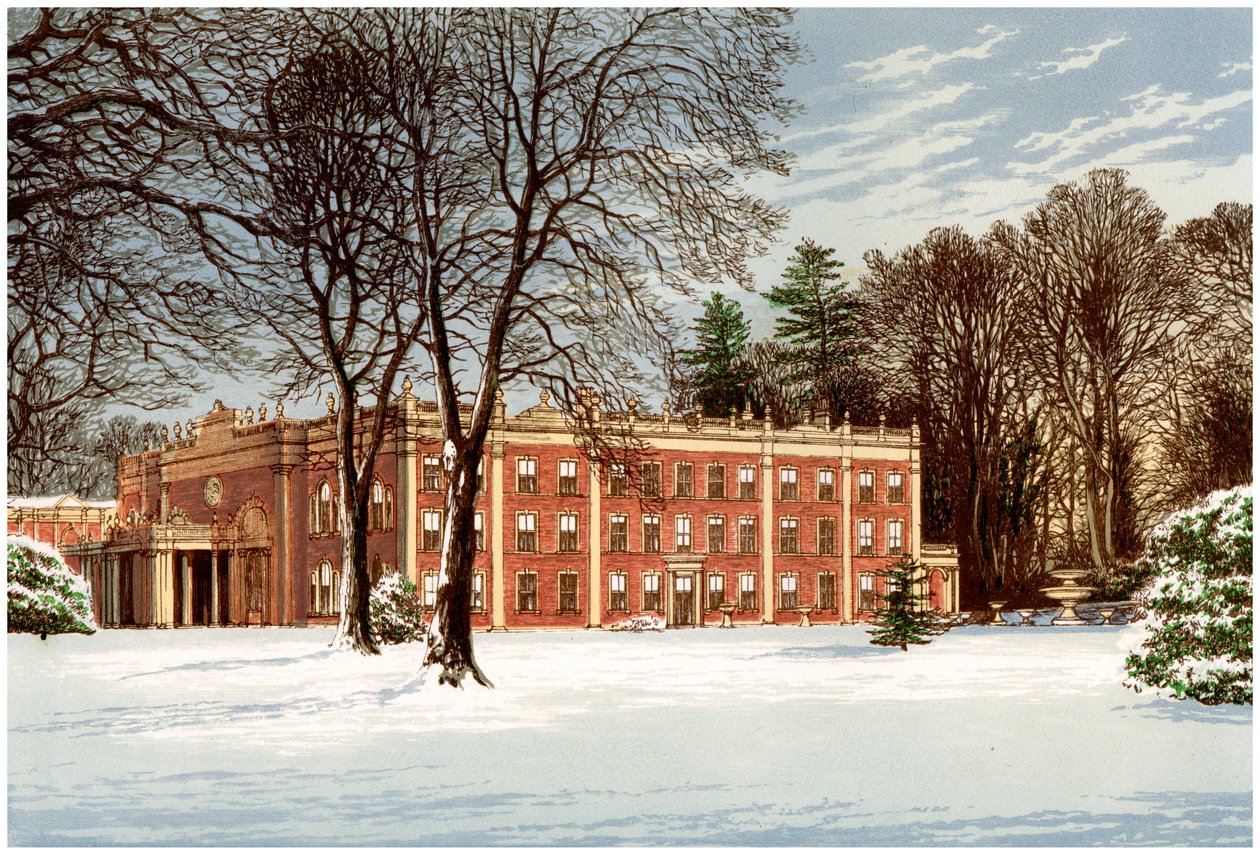 Cranbury Park, Hampshire, hjemsted for familien Chamberlayne, c1880 af Unbekannt