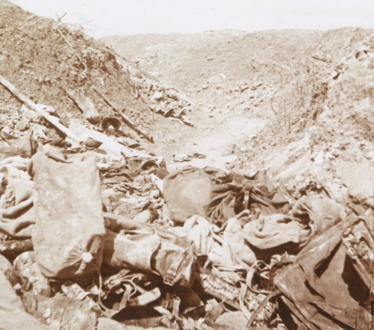 Craonne, Nordfrankrig, c1914-c1918 af Unbekannt