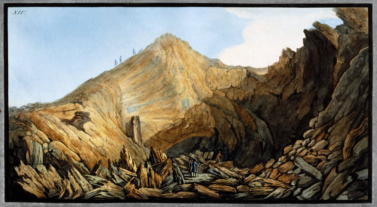 Krater inde i den 