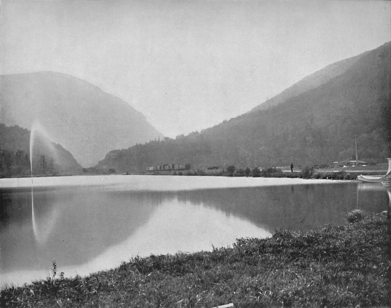 Crawford Notch, White Mountains, New Hampshire, c1897. af Unbekannt