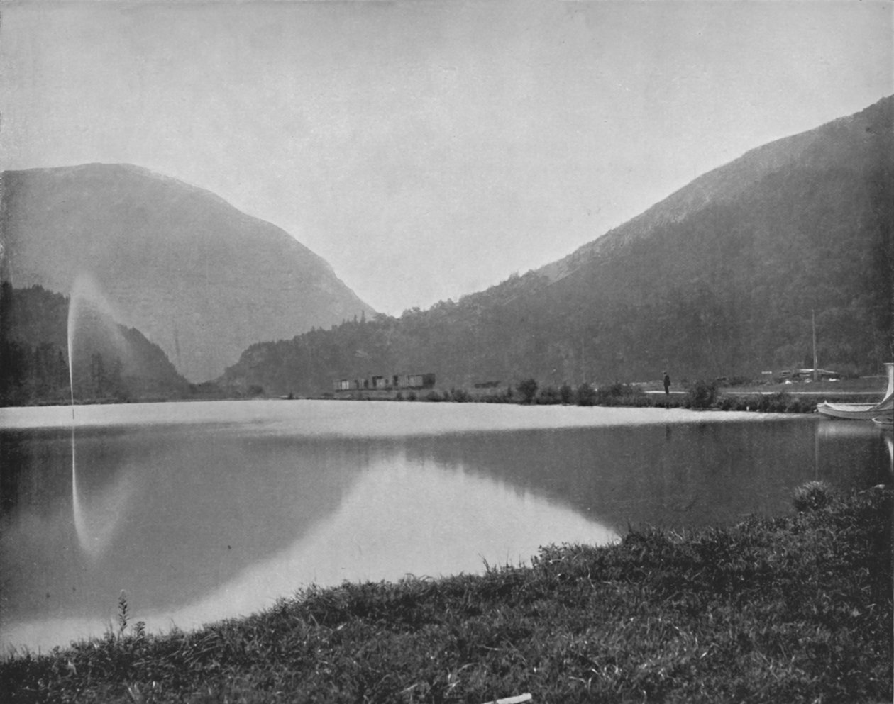 Crawford Notch, i White Mountains, 1800-tallet af Unbekannt