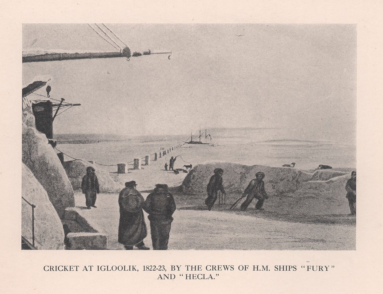 Cricket i Igloolik, 1822-1823 1912. af Unbekannt