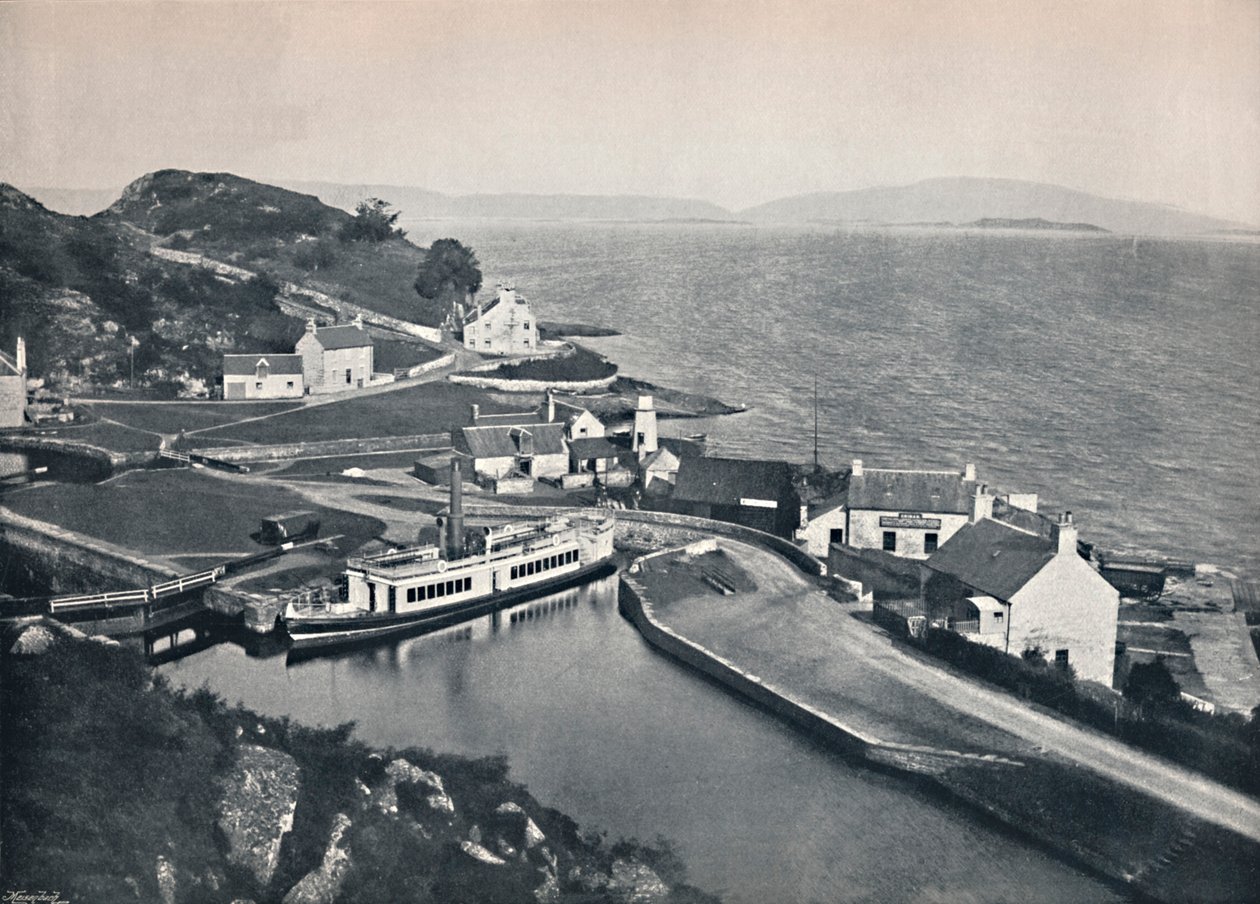 Crinan - Den vestlige endestation af kanalen og lyden af Jura, 1895 af Unbekannt