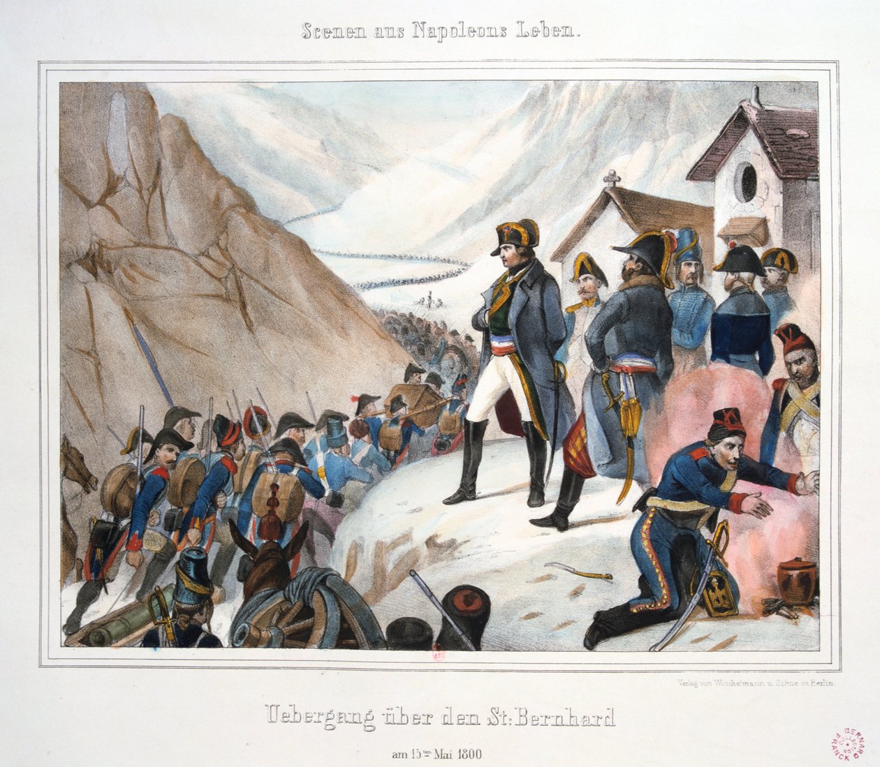 Crossing St Bernard, 15. maj, 1800 af Unbekannt