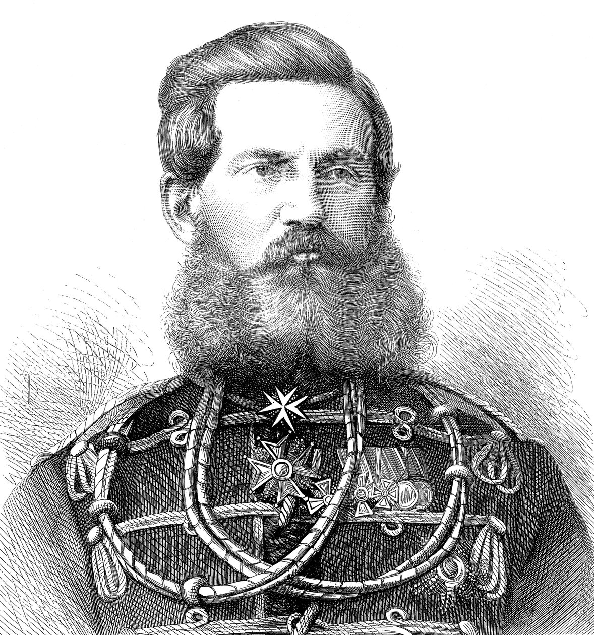 Kronprins Frederik Vilhelm af Preussen, 1870. af Unbekannt