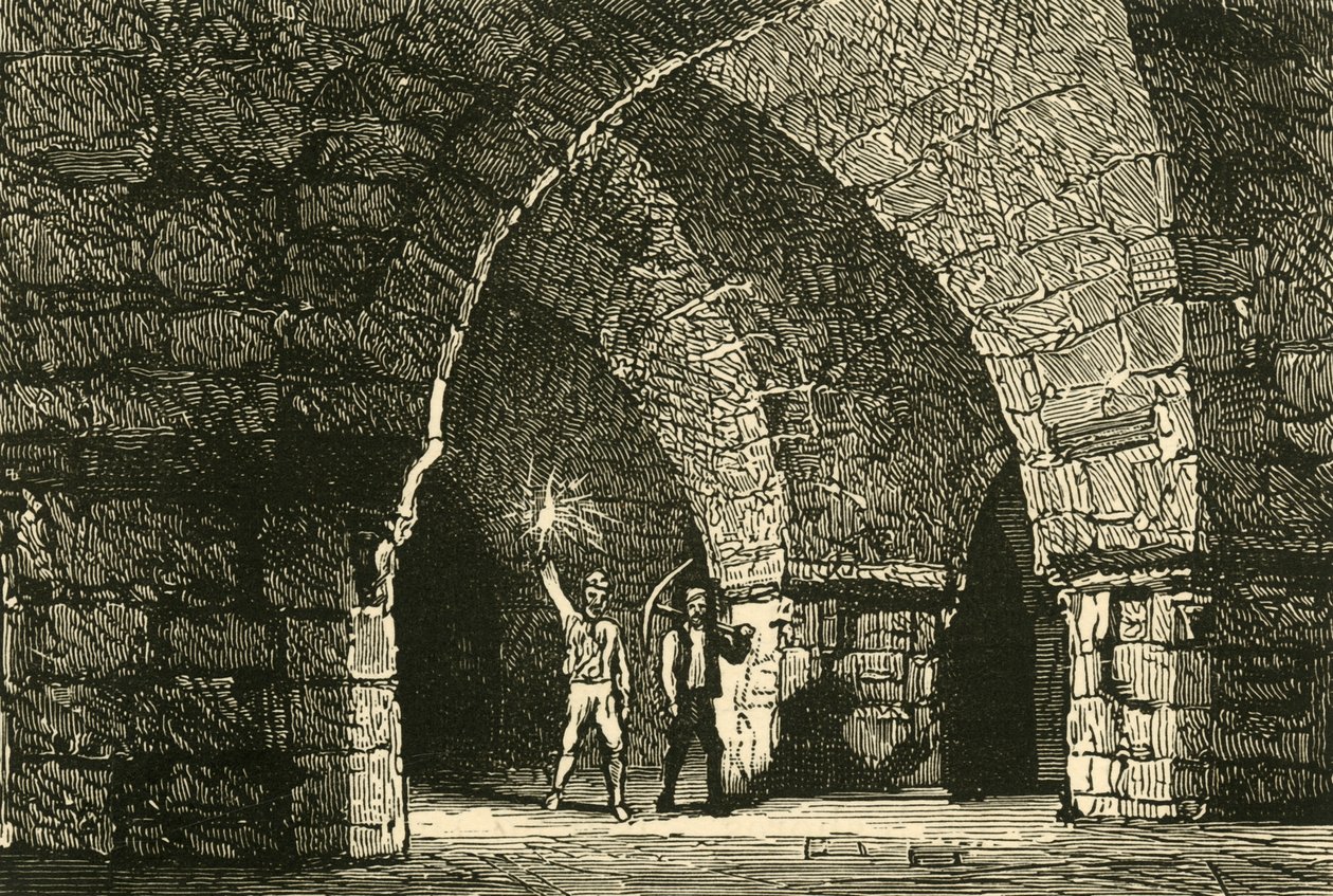Crypt of Christ Church Cathedral, Dublin, slutningen af det 19. århundrede. af Unbekannt