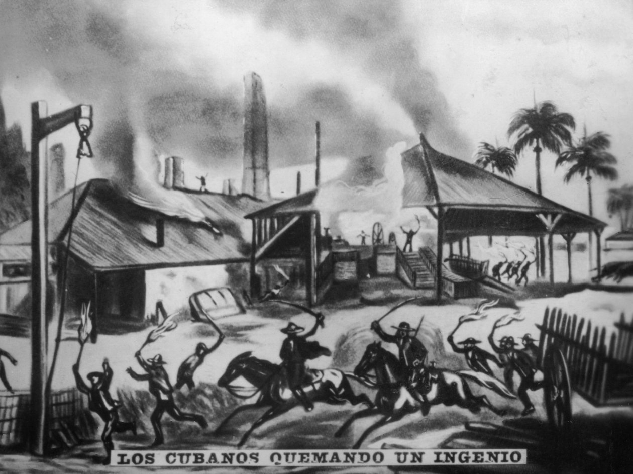 Cubans brændende raffinaderier, 1870