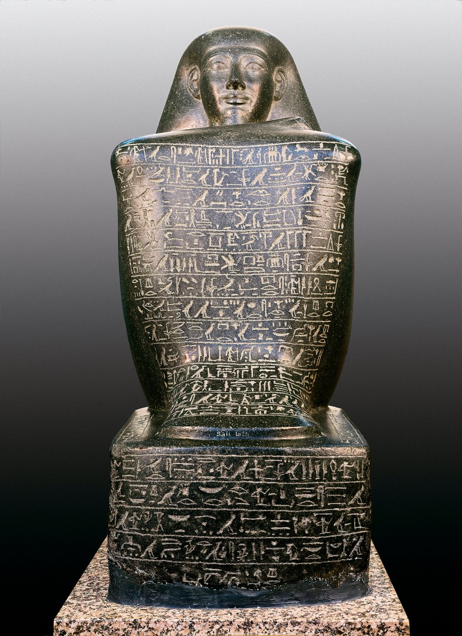 Kubestatue af Sennefer, Egypten af Unbekannt