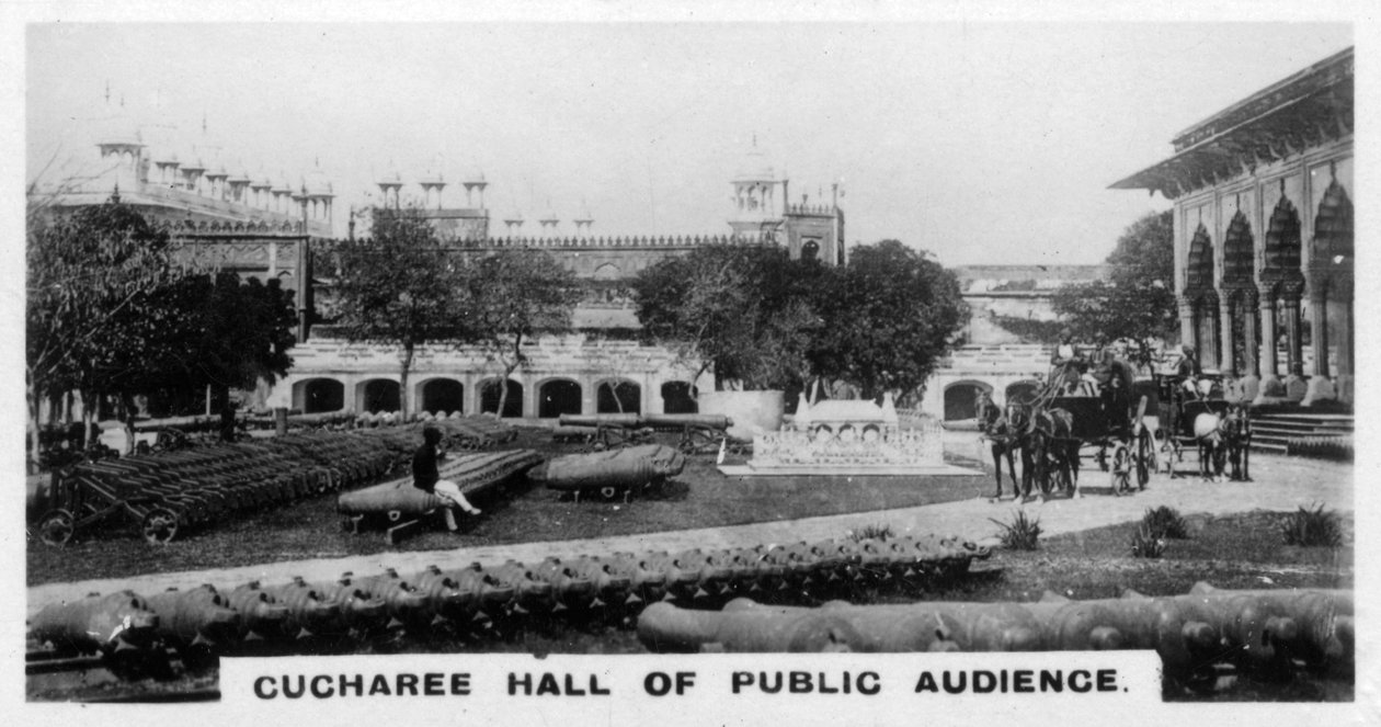 Cucharee Hall of Public Audience, Agra, Indien, c1925 af Unbekannt