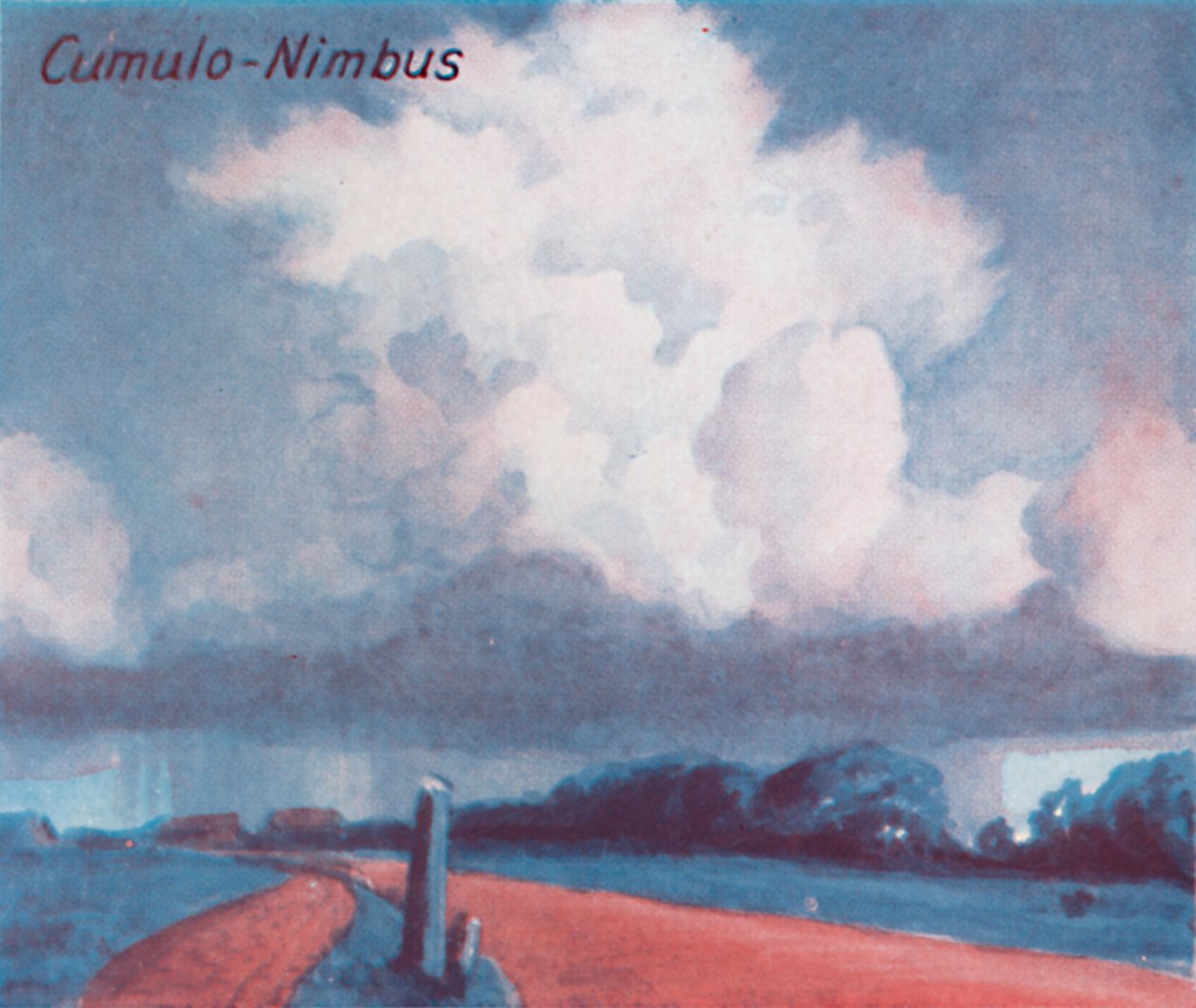 Cumulo-Nimbus - Et dusin af de vigtigste skyformer på himlen, 1935 af Unbekannt