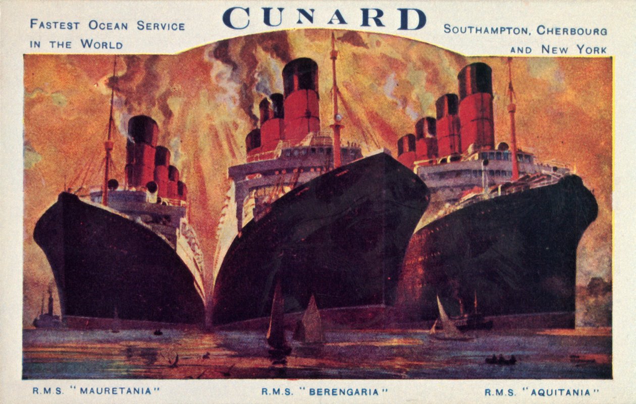 Cunard-fartøjer, 1920