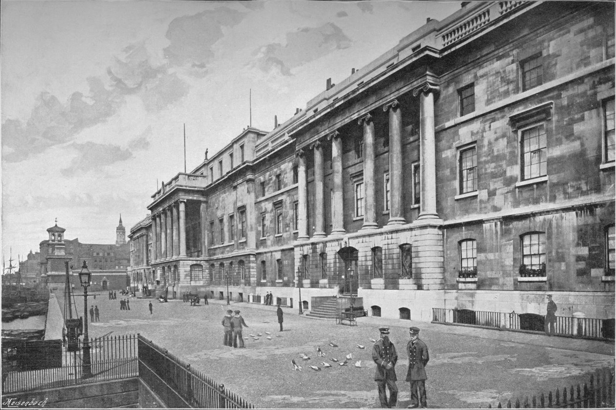 Custom House, City of London, 1911 af Unbekannt