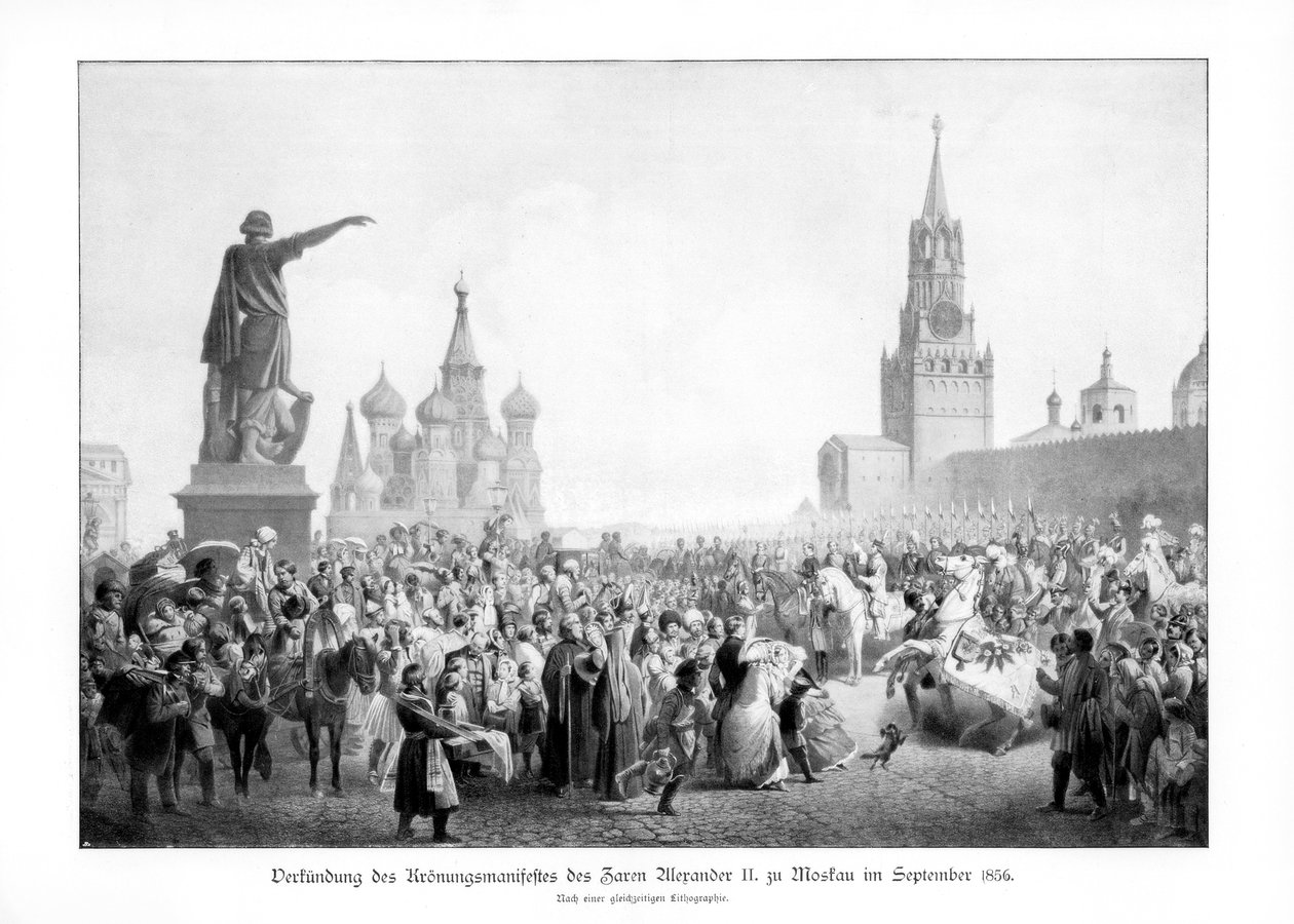 Czar Alexander II, Moskva, september 1856, 1900 af Unbekannt