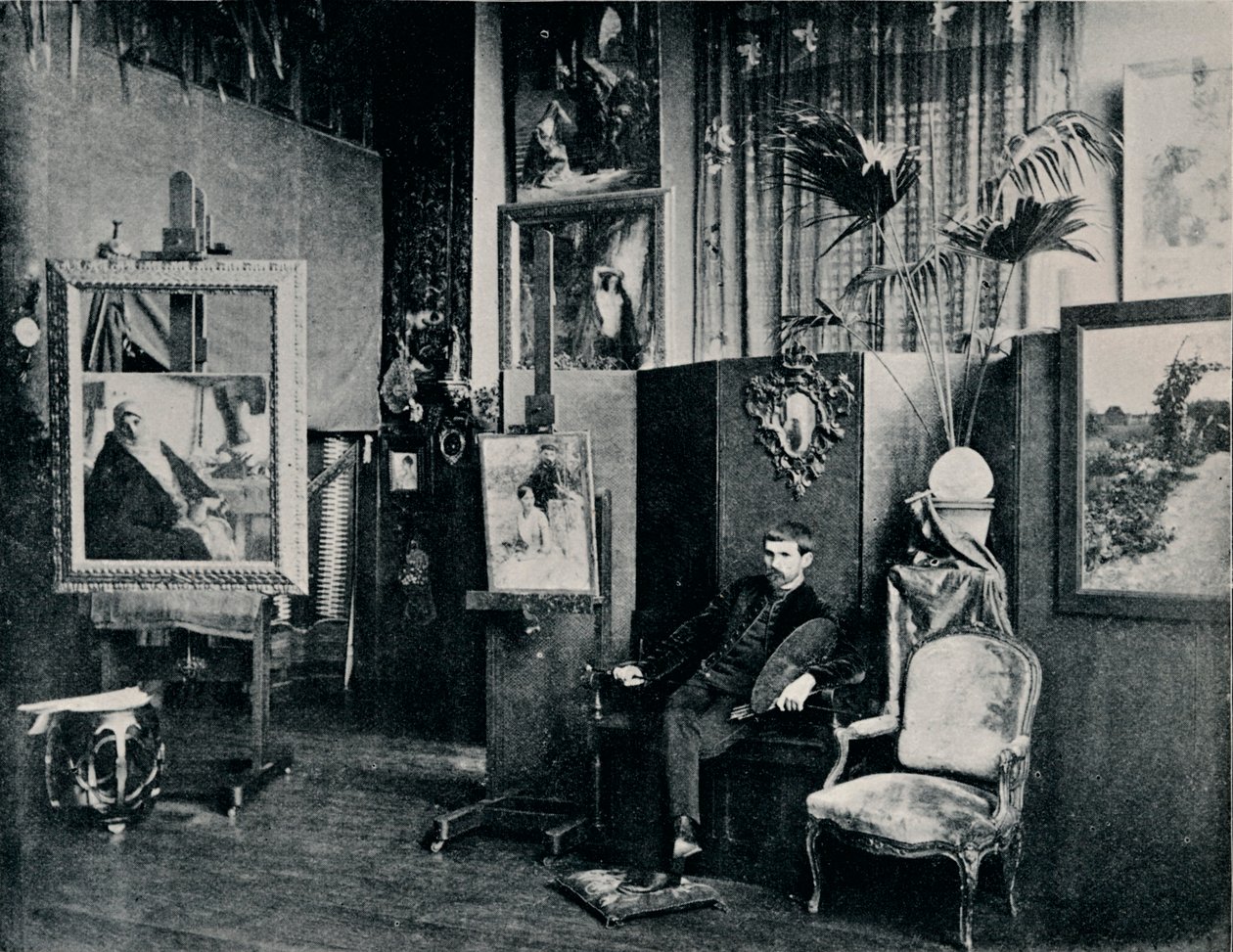 Dagnan i sit atelier, c1897 af Unbekannt