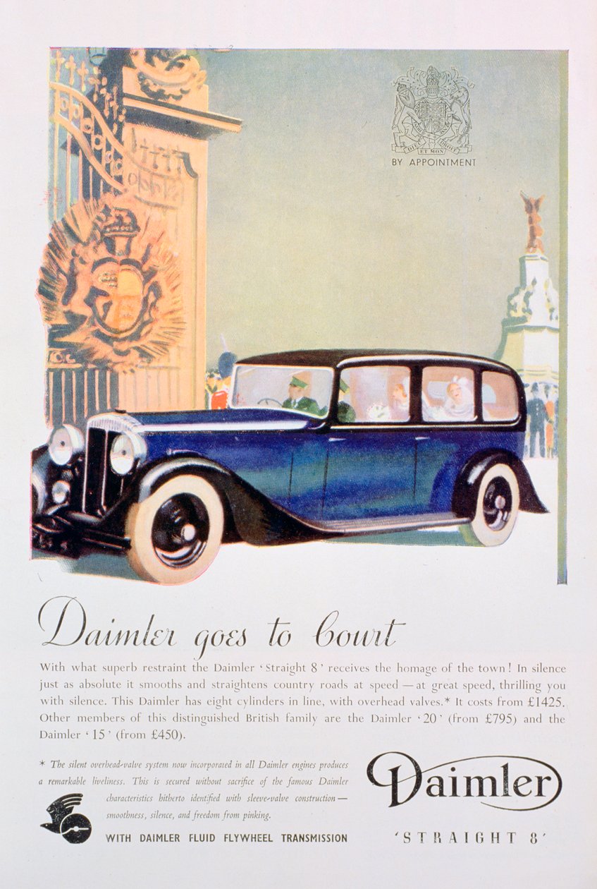 Daimler Straight 8 bilannonce, 1935 af Unbekannt