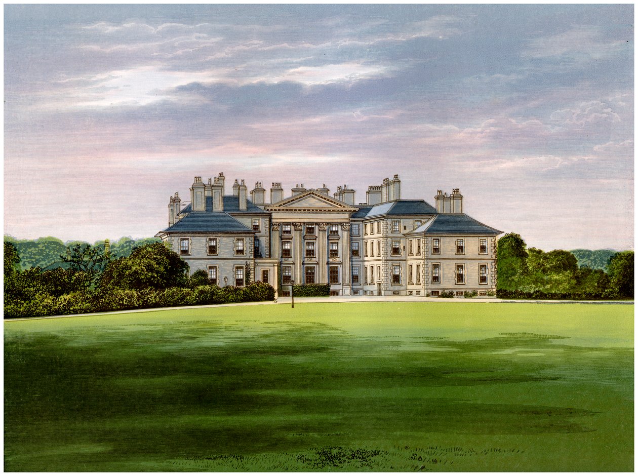 Dalkeith Palace, Edinburgh, Skotland, hjemsted for hertugen af Buccleuch, c1880 af Unbekannt