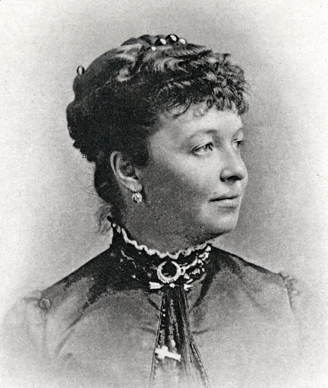 Dame Emma Albani 1852-1930, canadisk operasangerinde, c1890 af Unbekannt