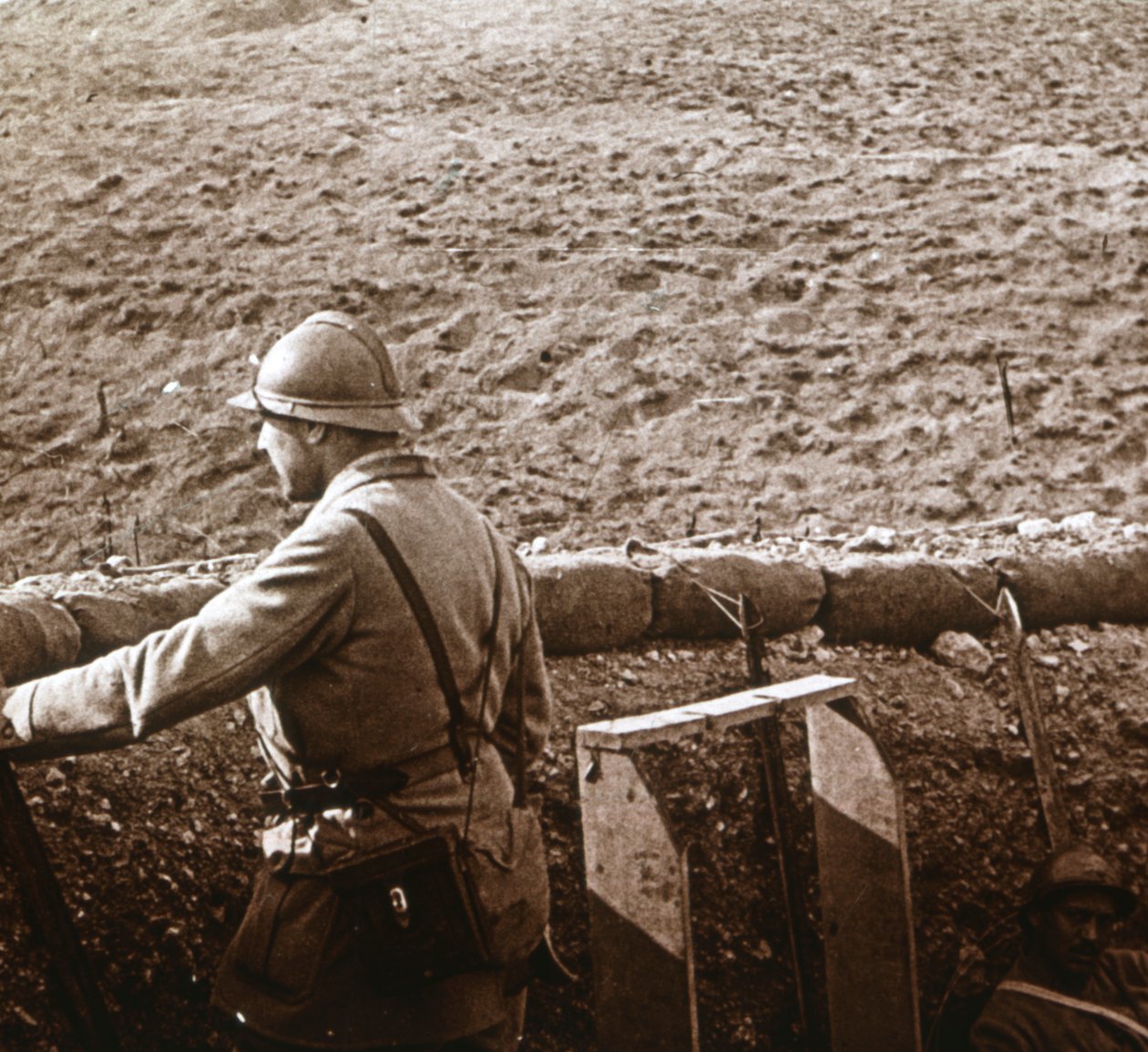 Damloup batteri, Verdun, Nordfrankrig, c1914-c1918 af Unbekannt
