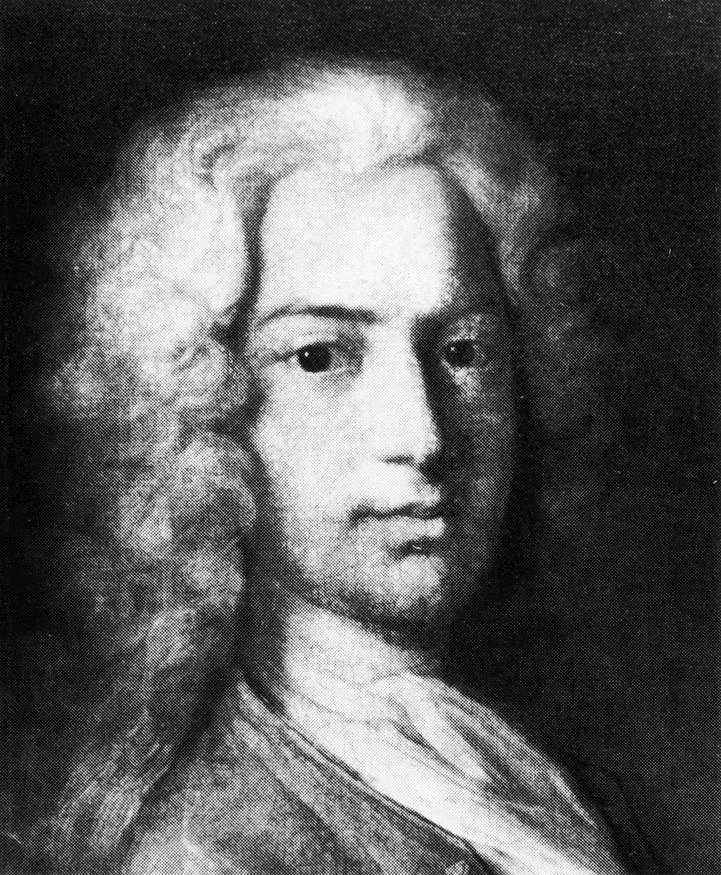 Daniel Bernoulli, schweizisk matematiker, begyndelsen af det 18. århundrede af Unbekannt