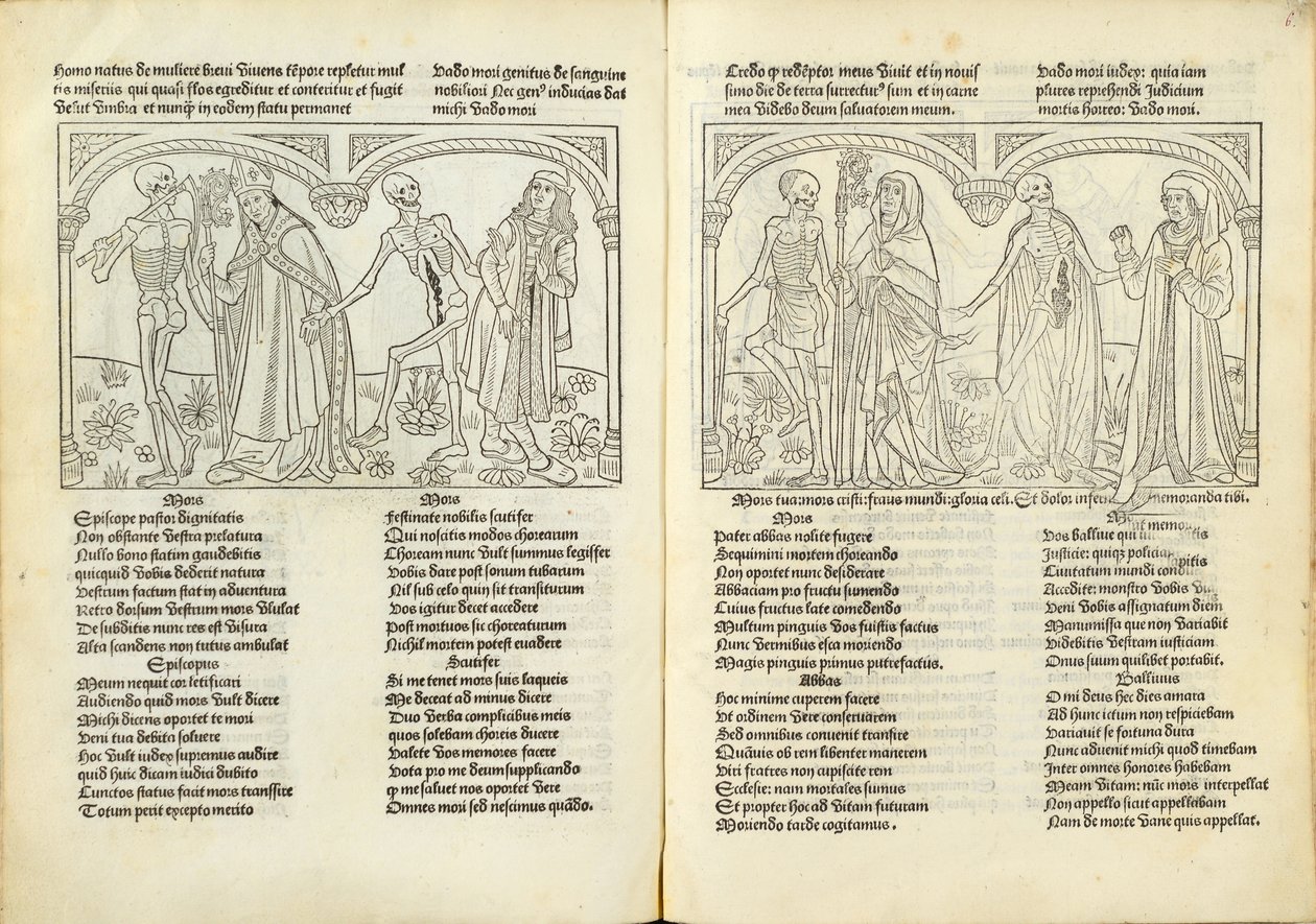 Dødedansen, 1490. af Unbekannt