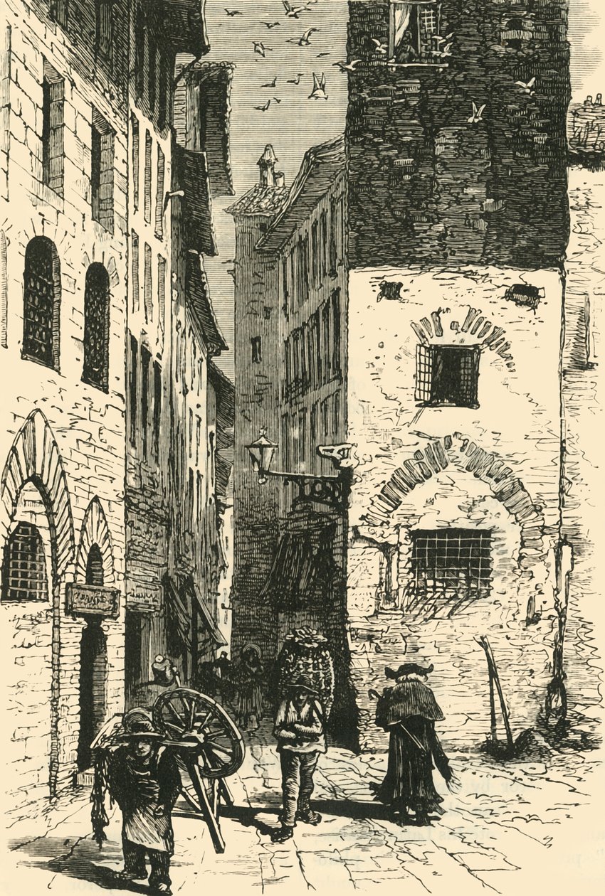 Dantes House, Firenze, 1890. af Unbekannt