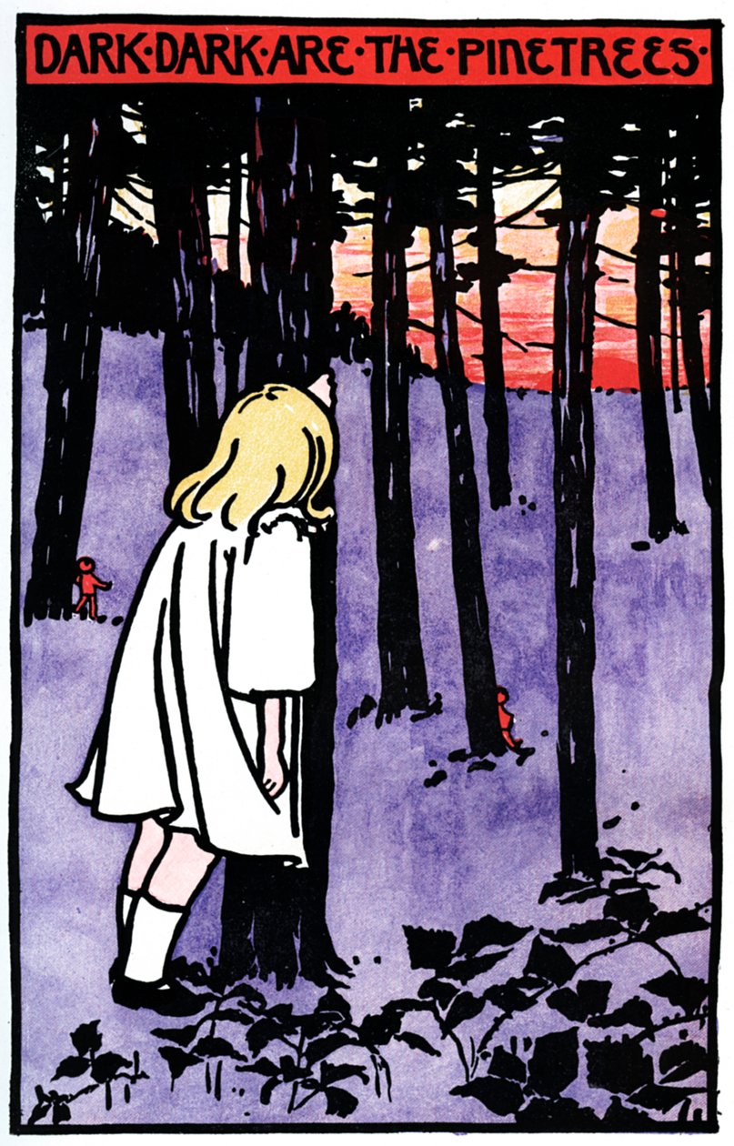 Dark, Dark are the Pinetrees, 1901 af Unbekannt