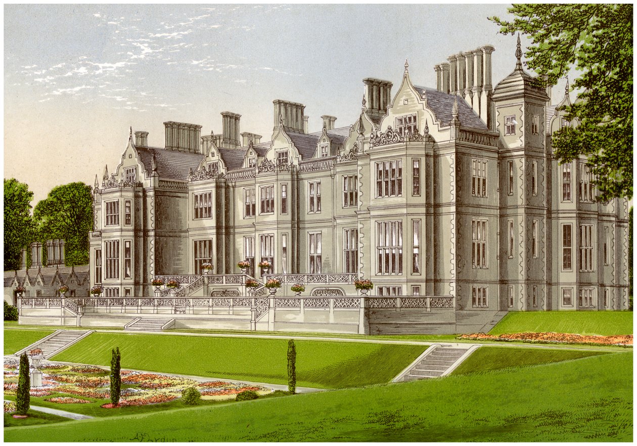Dartrey, County Monaghan, Irland, hjemsted for jarlen af Dartrey, c1880 af Unbekannt