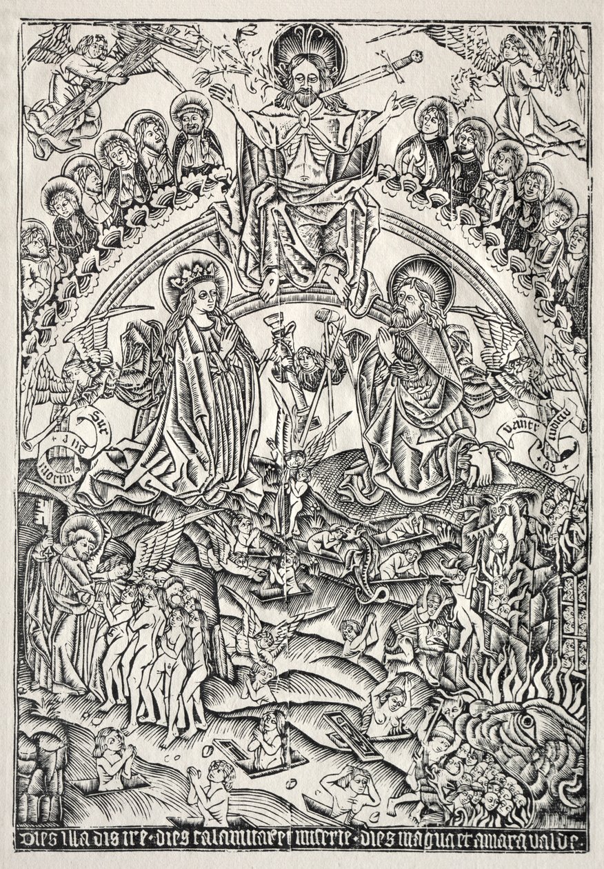 Den sidste dom, ca. 1490. af Unbekannt