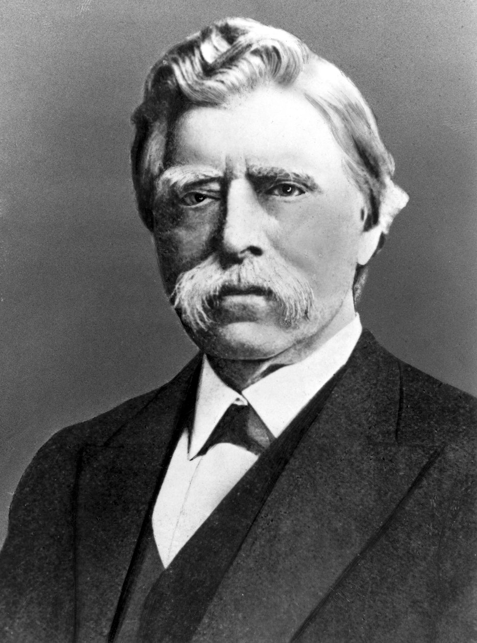 David Edward Hughes, engelsk elektriker og opfinder, ca. 1880