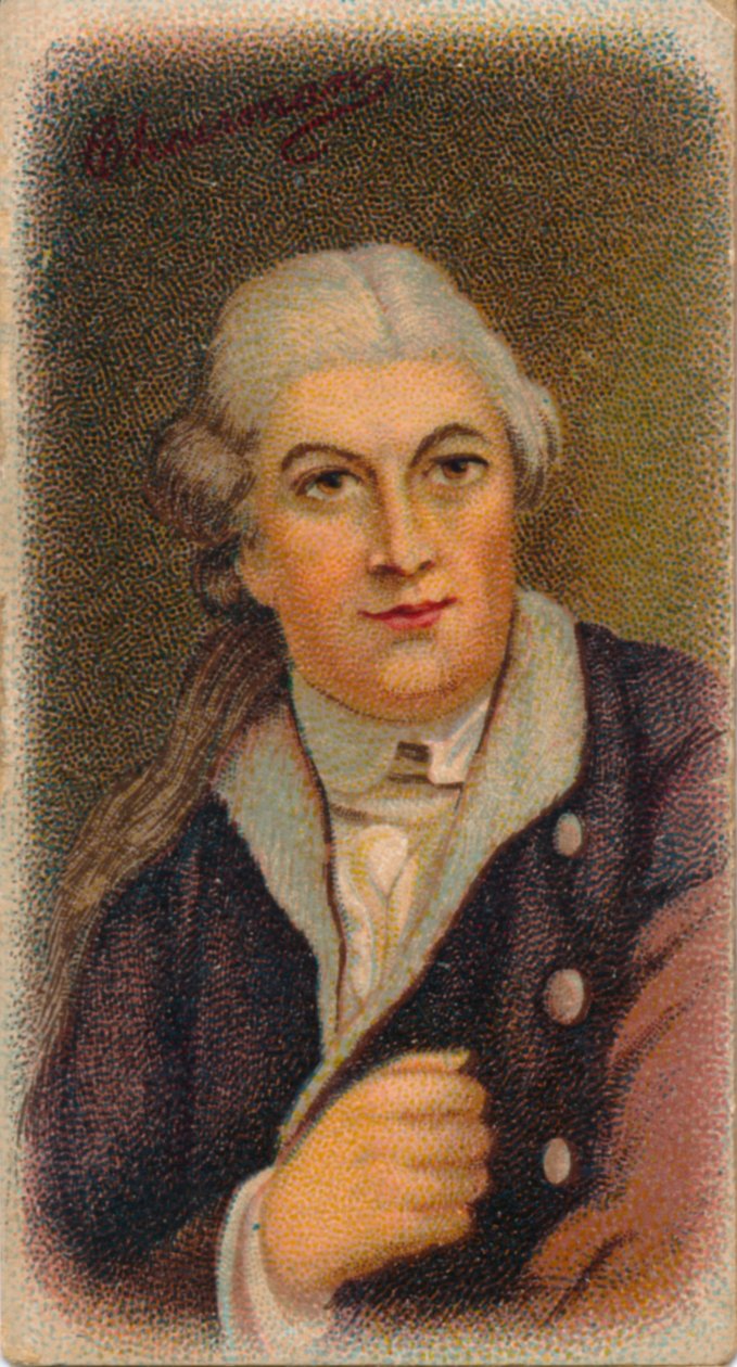 David Garrick 1717-1779, engelsk skuespiller, dramatiker, teaterchef og producer, 1912 af Unbekannt