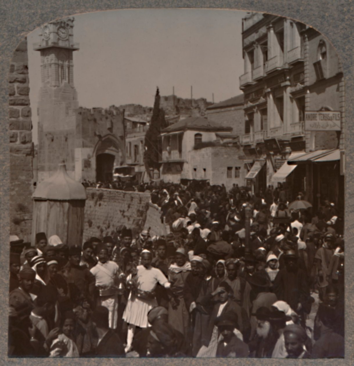 David Street, Jerusalem, c1900 af Unbekannt