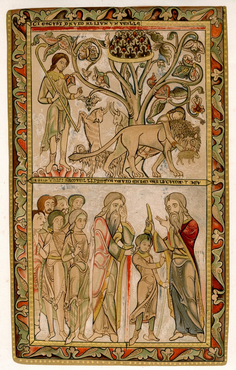 David og Samuel, 1121-1161 af Unbekannt