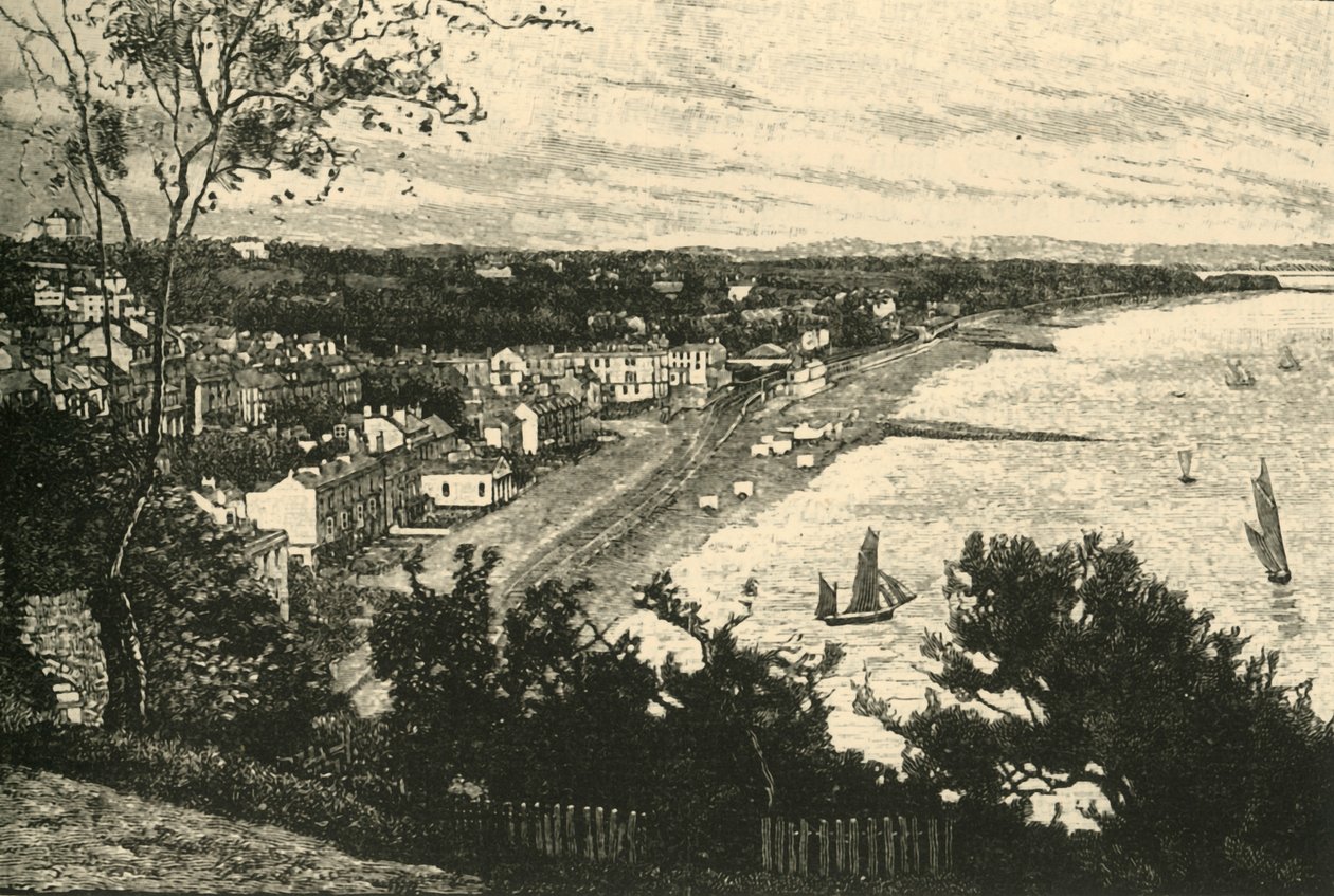 Dawlish, fra Lea Mount, 1898. af Unbekannt