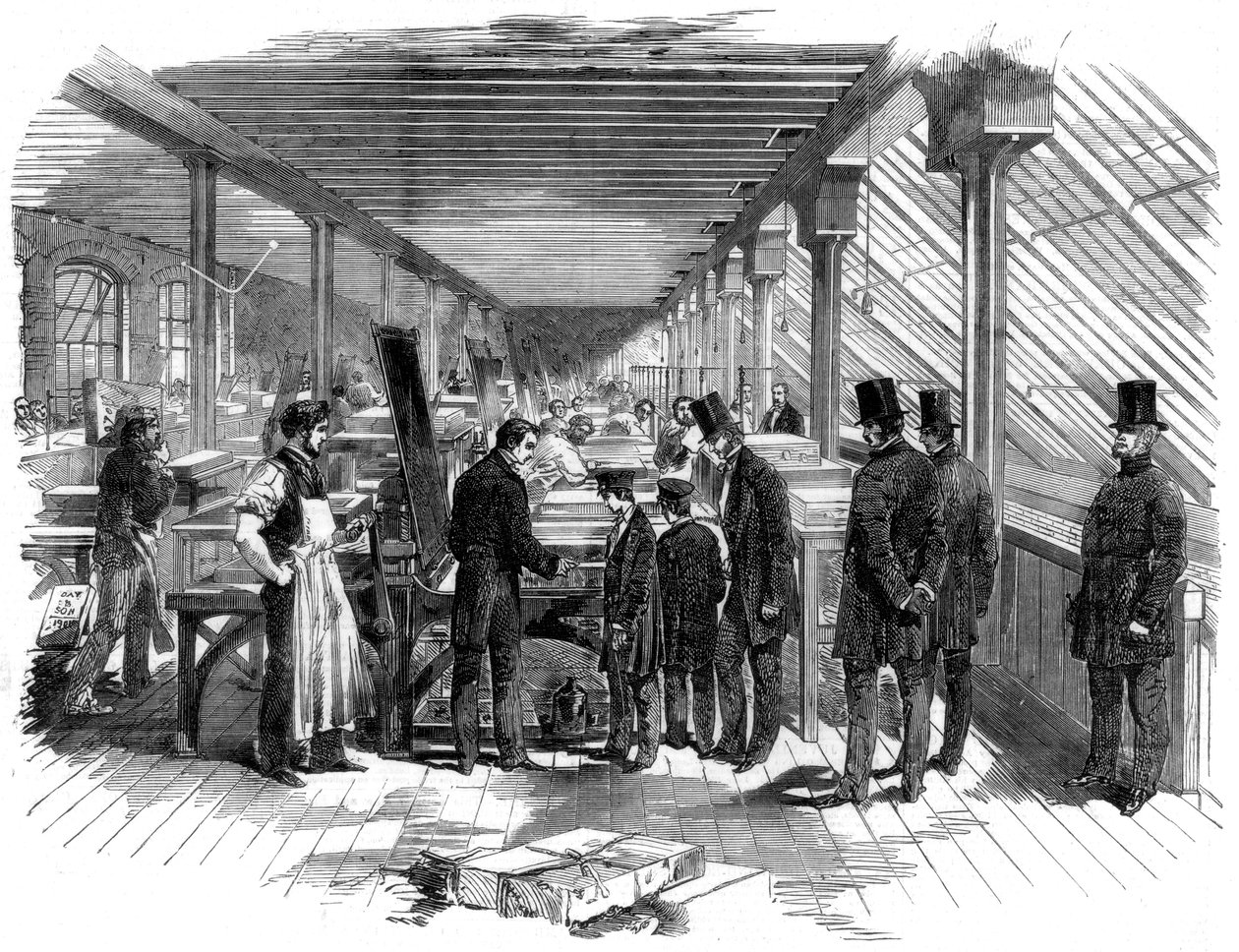 Day & Sons litografiværksted, 1856 af Unbekannt