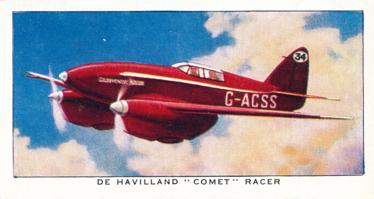 De Havilland Comet Racer, 1938 af Unbekannt