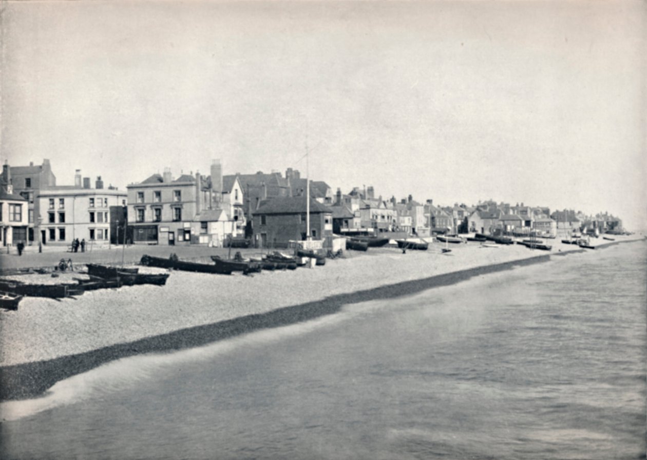 Deal - Looking Along the Beach, 1895 af Unbekannt