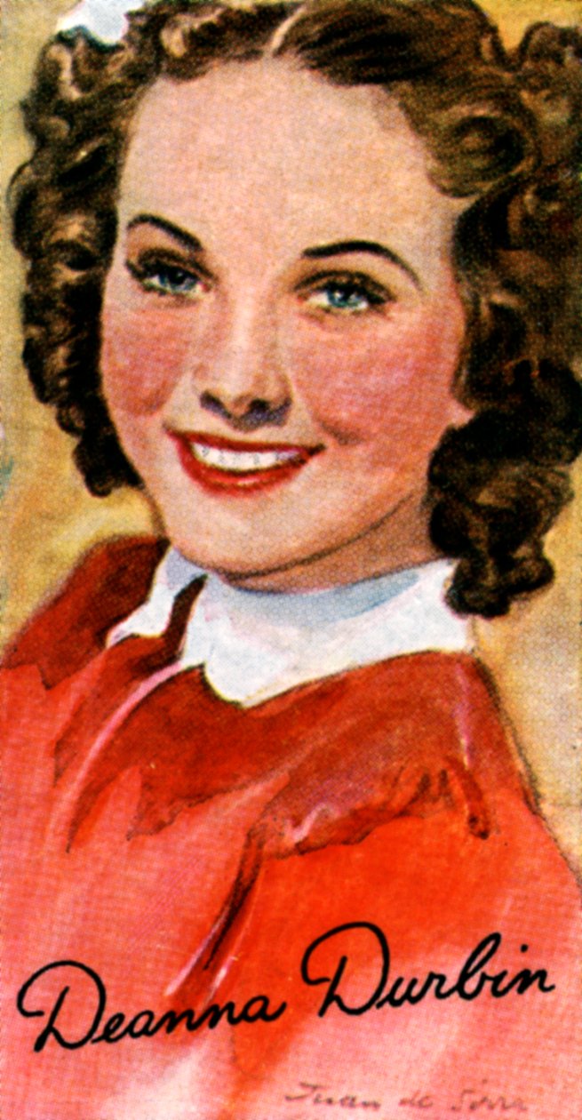 Deanna Durbin, 1921-1999, sangerinde og skuespillerinde i Hollywood-film fra 1930