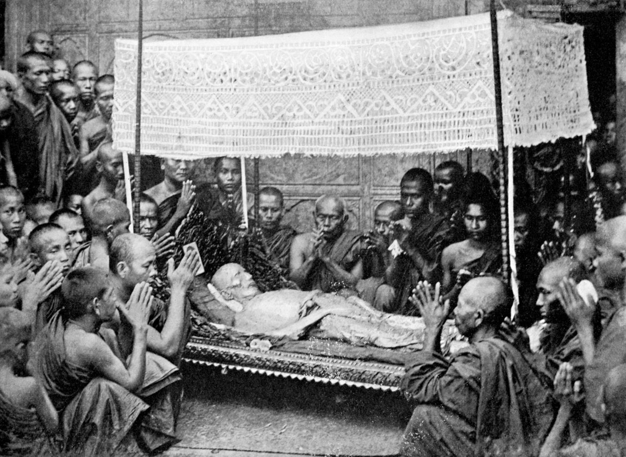 Dødsskik, Burma, 1920 af Unbekannt