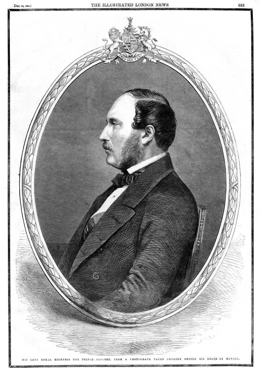 Albert, Prinsgemalens død, 1861 af Unbekannt