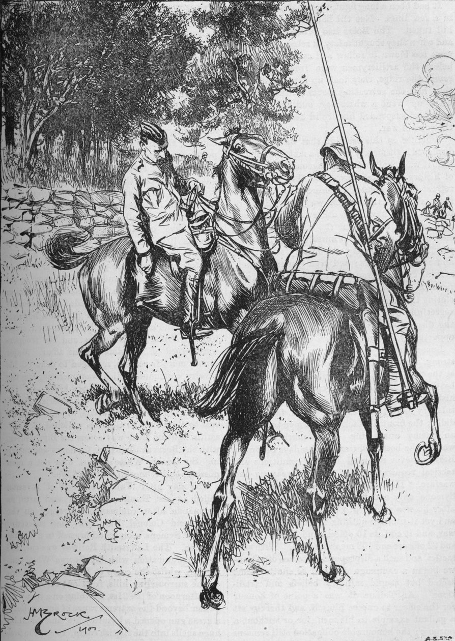 General Symons død i slaget ved Talana Hill, Anden Boerkrig, 1899 1906 af Unbekannt